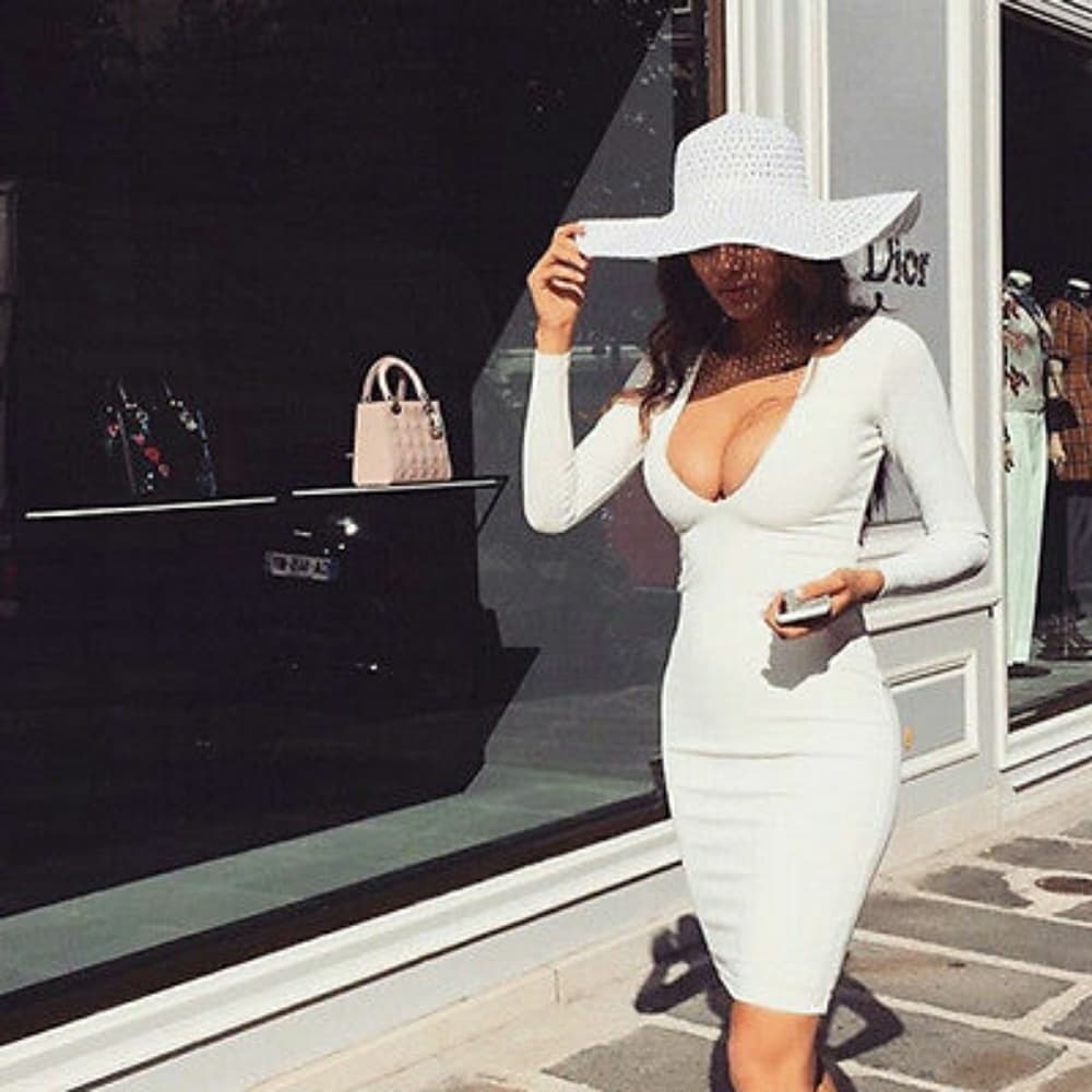 Beautiful V-neck Dress