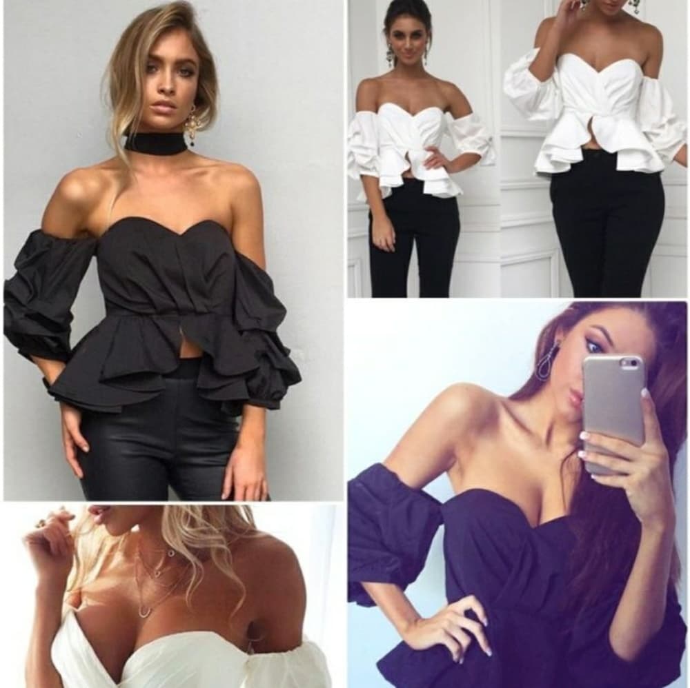 Sexy Off Shoulder Crop Top!!