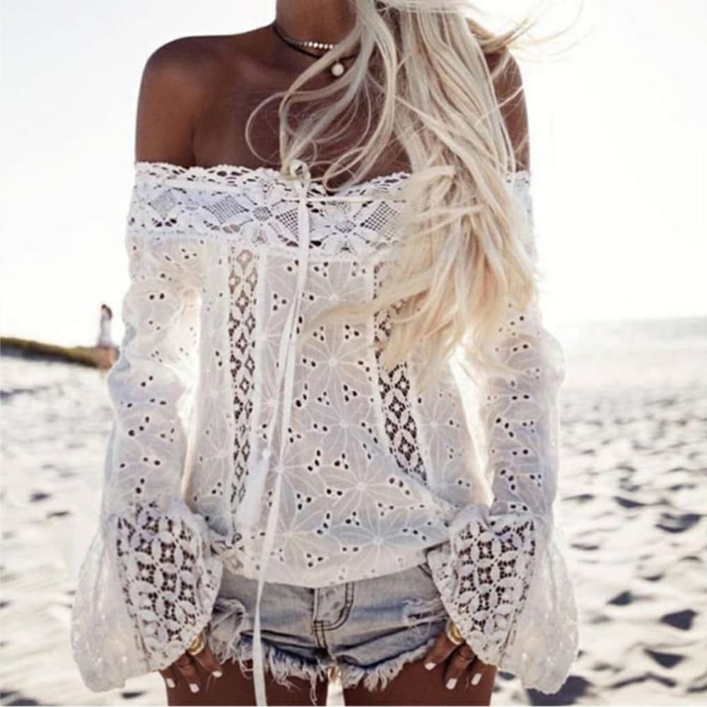 White Boho Beauty Blouse