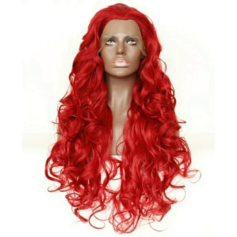 Red Curly Wave LaceFront Wig 24-26 inches!!