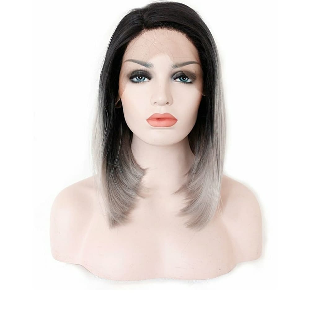 Ombre Gray Beauty LaceFront Wig 12 inches!!
