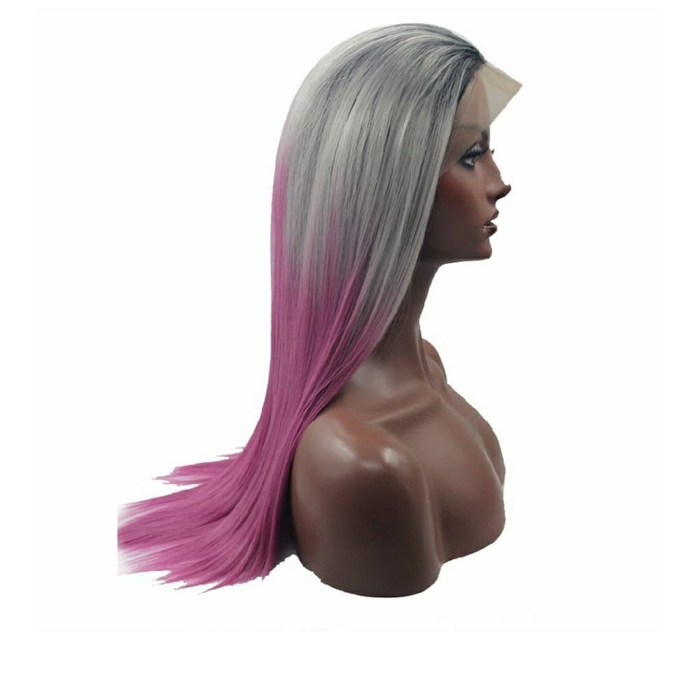 Blonde Pink Ombre Lacefront Wig 20-24 inches