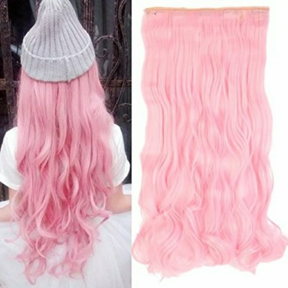 Pink One Piece Clip in Extension