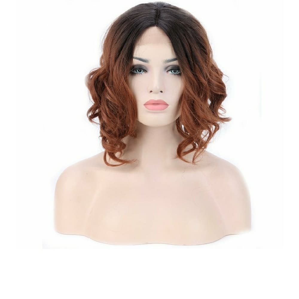 Beautiful Black to Auburn LaceFront Wig
