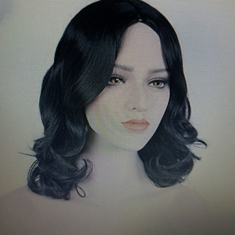 Black Synthetic Bodywave Wig