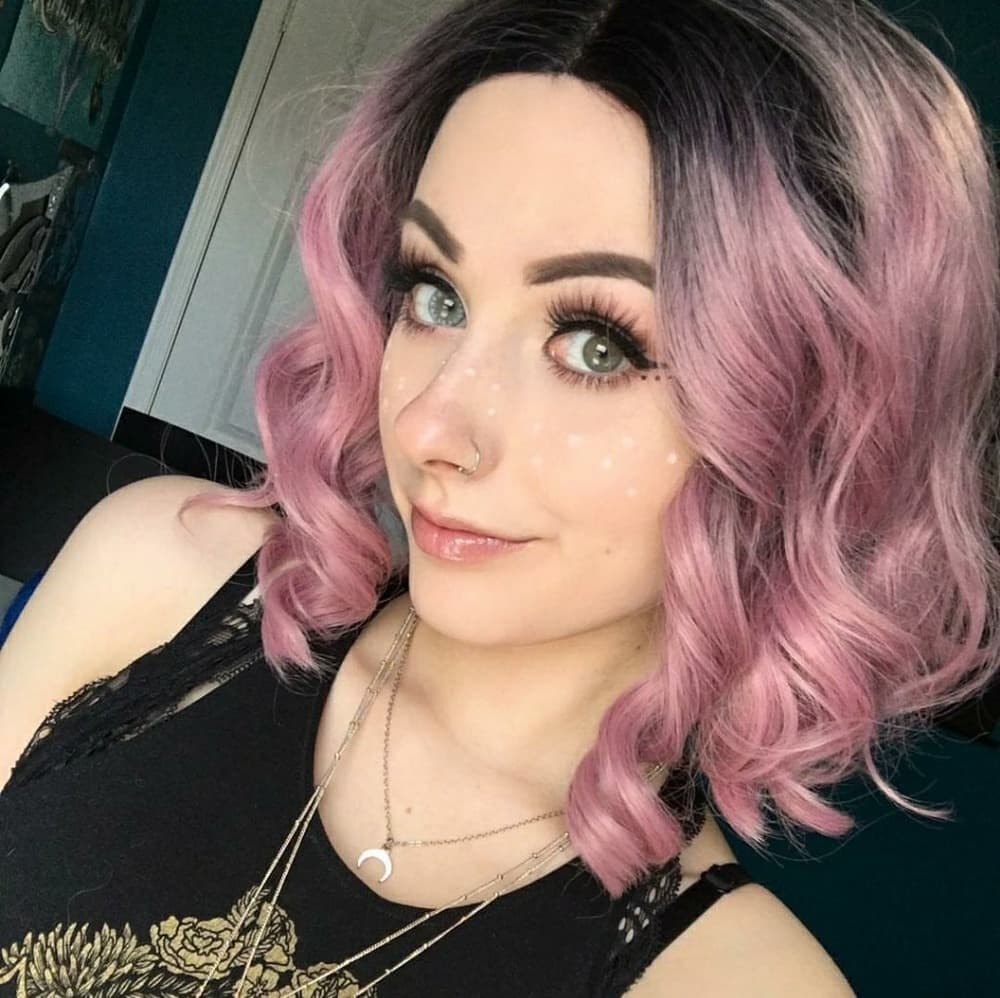 Pmbre Pink Beauty LaceFront Wig 10-12 inches!!