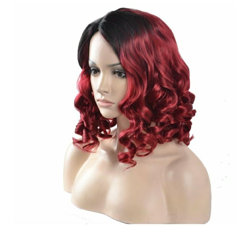 Black Ombre Wine Red