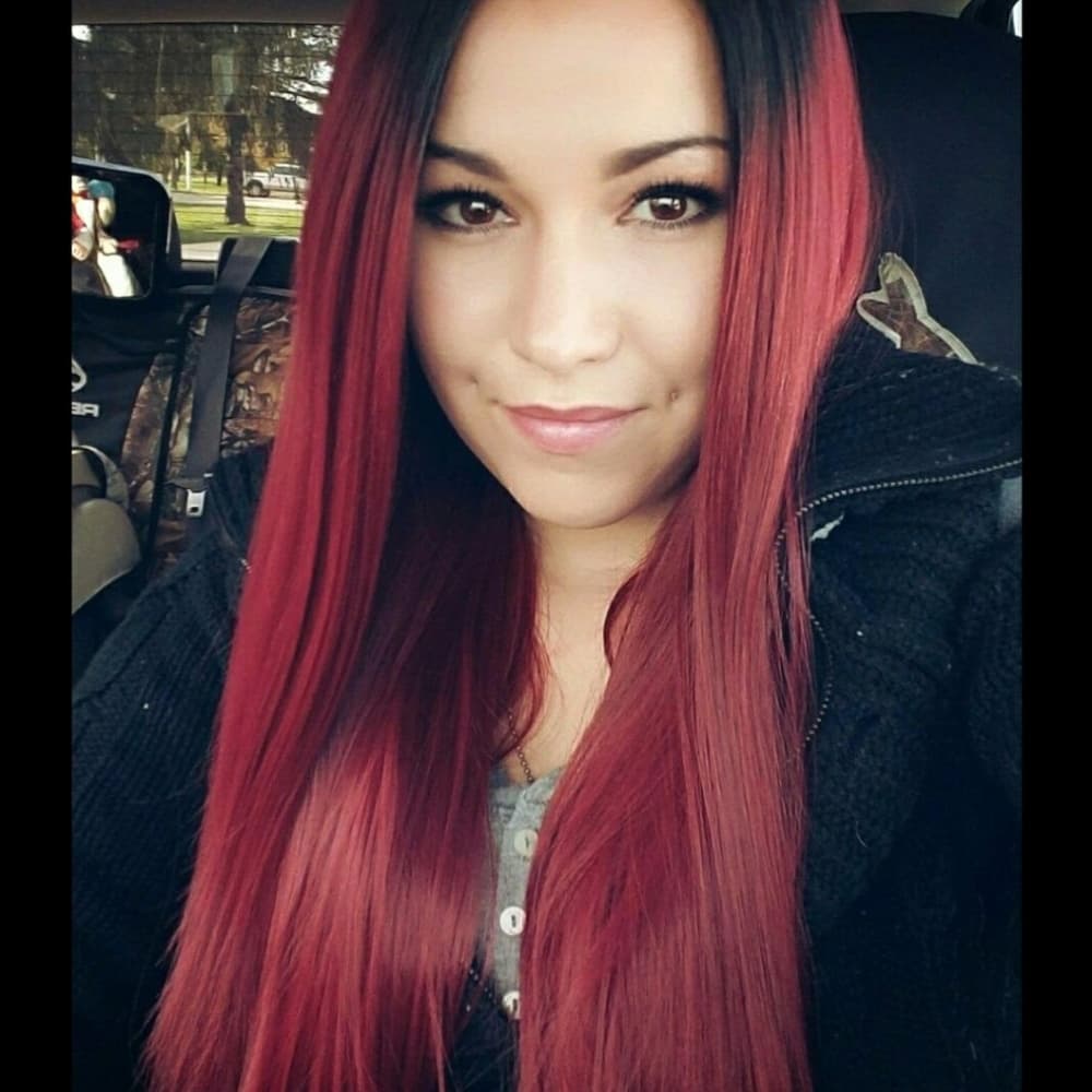 Black Red Lacefront Wig 22-24 inches!!