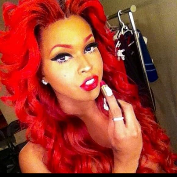 Red Doll Lace Front Wig 24-26 inches