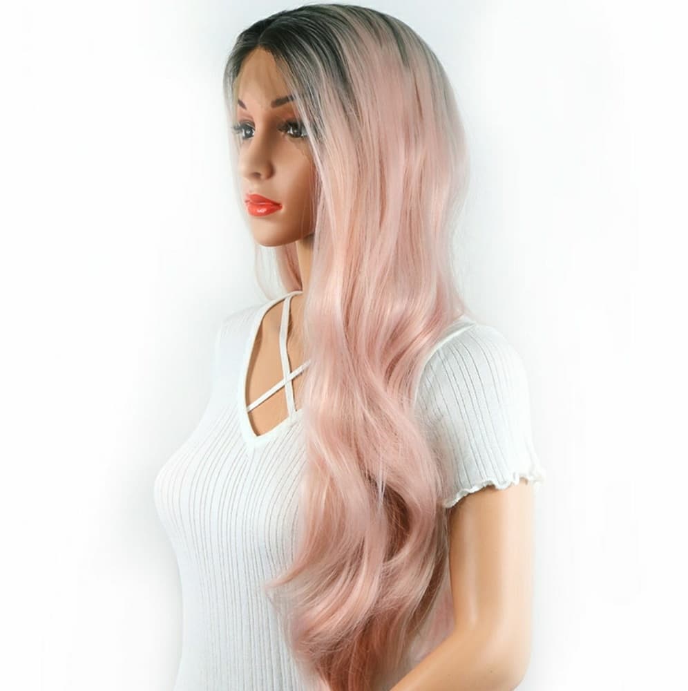 Ombre Pink Beauty LaceFront Wig 24-28 inches!!