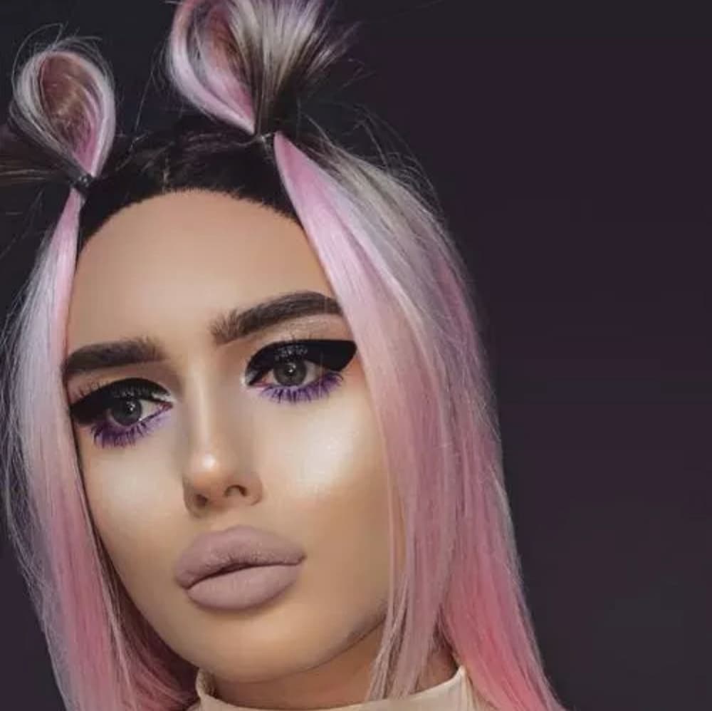 Ombre Pink Beauty LaceFront Wig