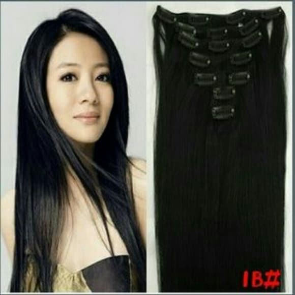 Clip in Extensions Black Brown