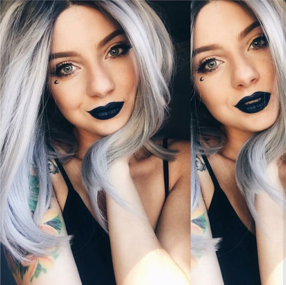 Ombre Gray Beauty LaceFront Wig