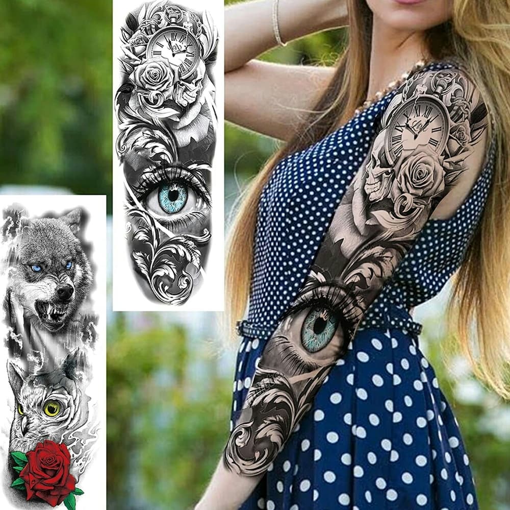 Sexy Women Body Art Temporary Tattoo Waterproof
