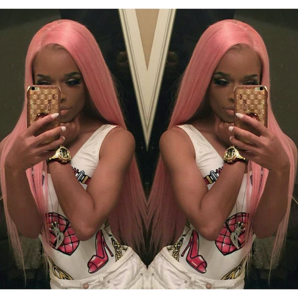 Pink Beauty Lace Front Wig