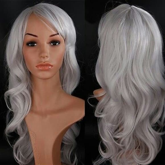 Gray Beauty Heat Resistant wig!