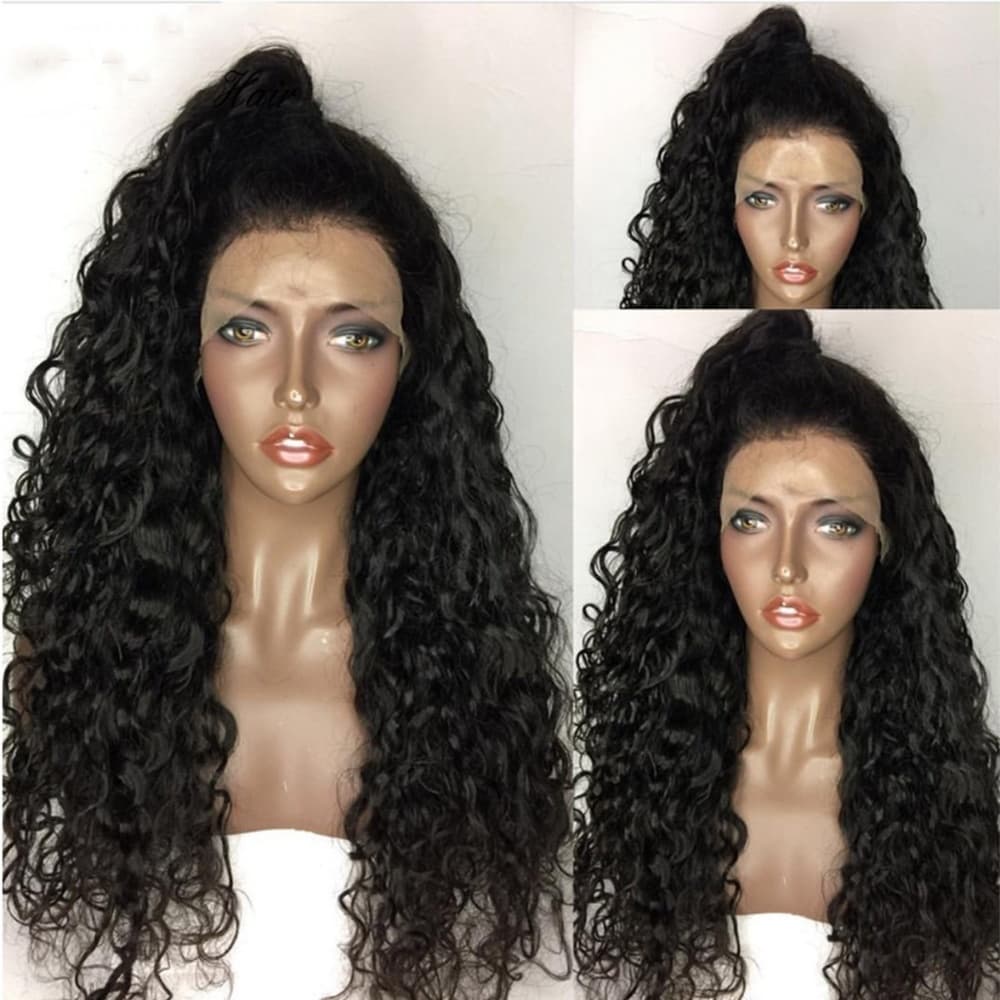 Black Curly Beauty Lace Front Wig