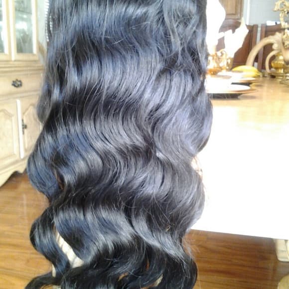 Body wave indian remy hair full lace 24inches