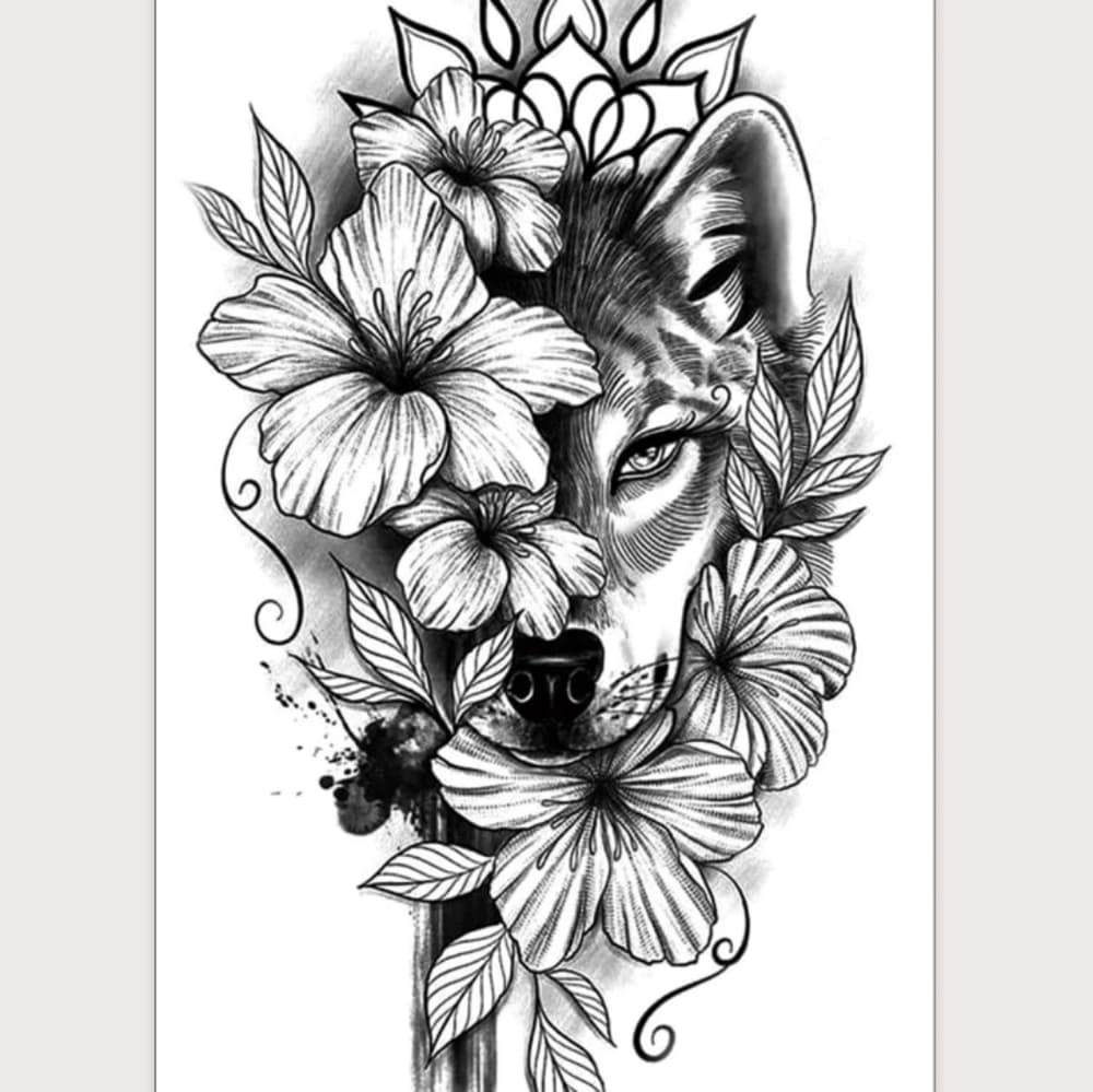 Sexy Women Body Art Temporary Tattoo