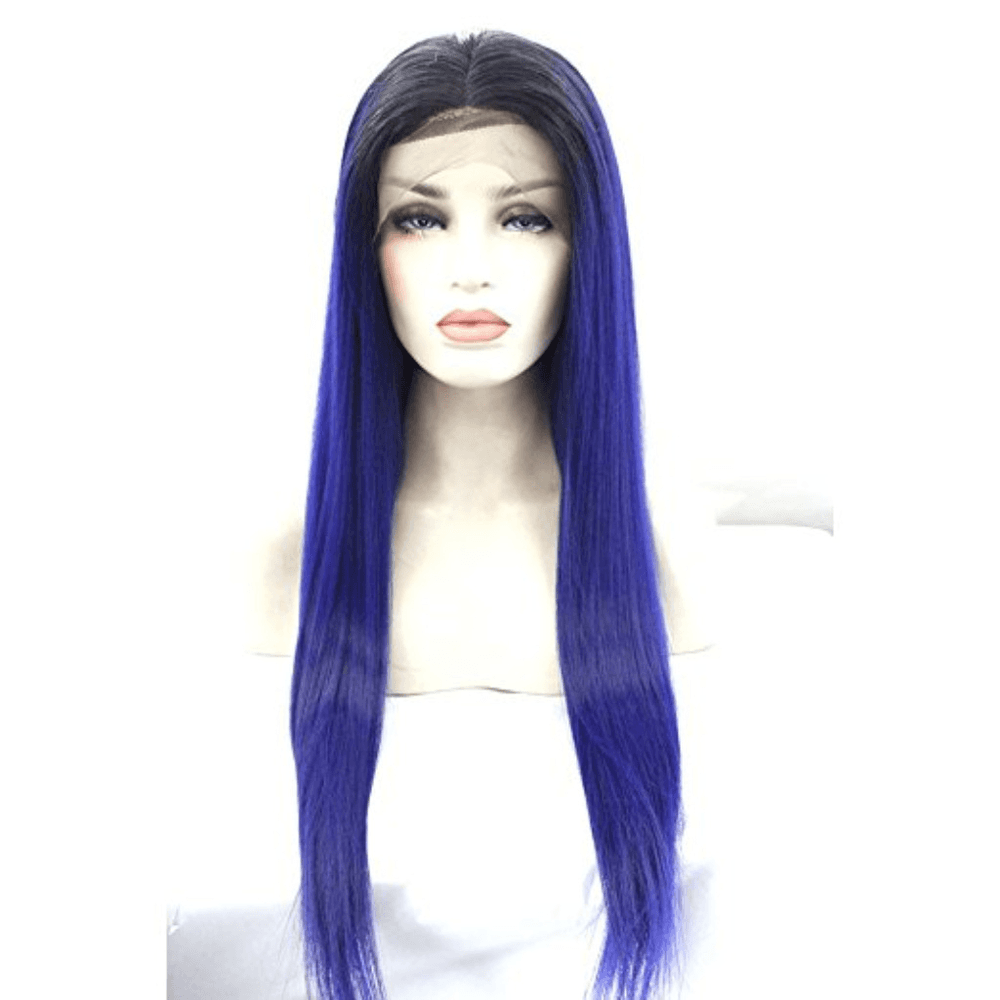 Ombre Blue Remy Lace Front Wig 24-26 inches!!