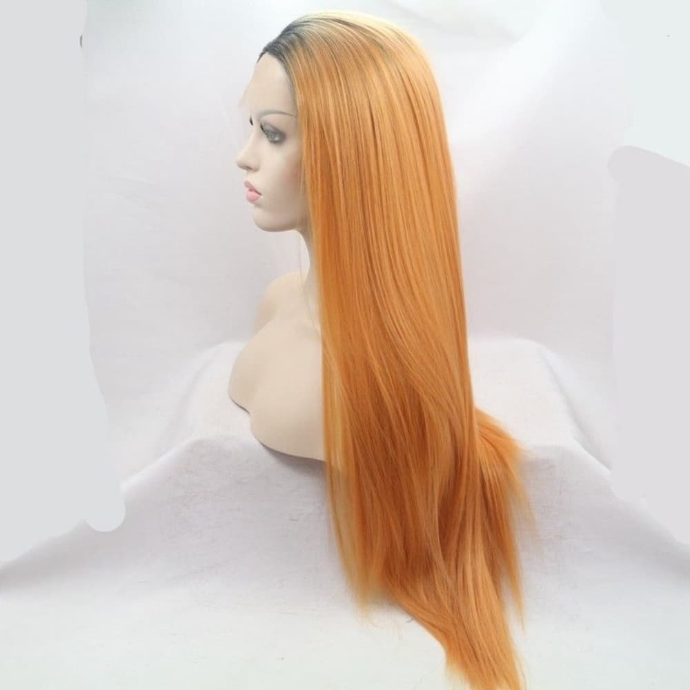 Ombre Orange Lace Front Wig 22-26 inches!