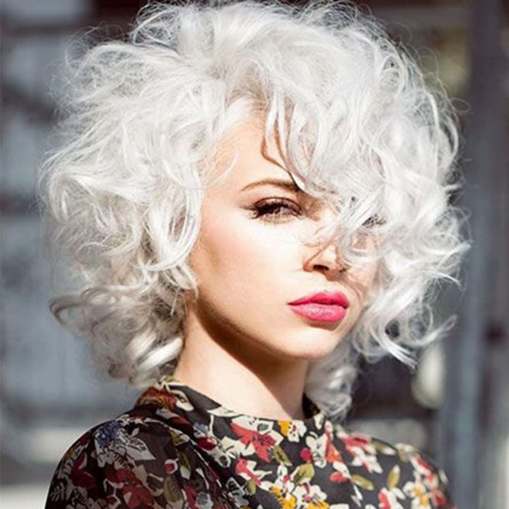 White Beauty Full Wig