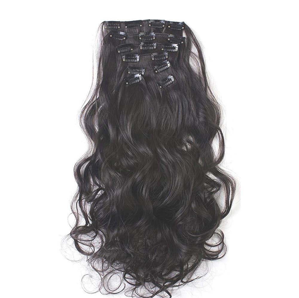 Dark Brown Full Head clip in Extension