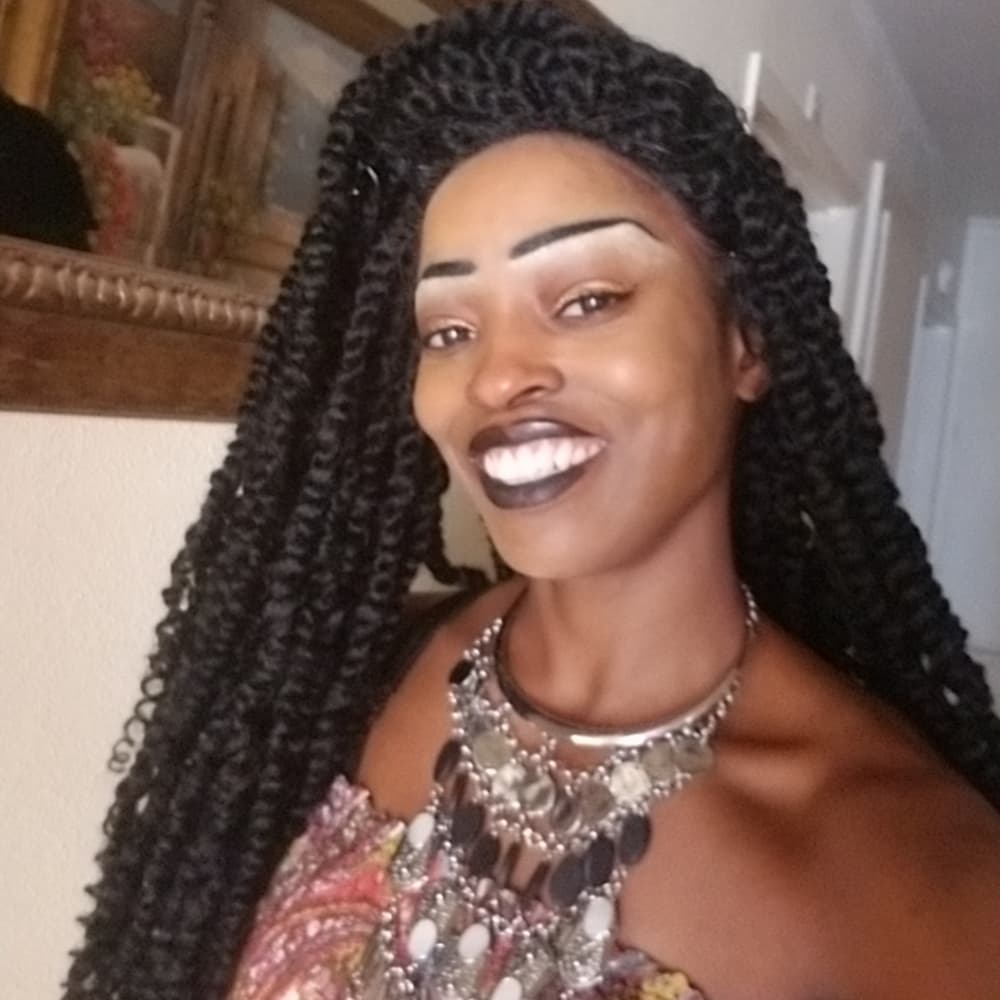 Passion Lace Front Wig Human Hair Blend