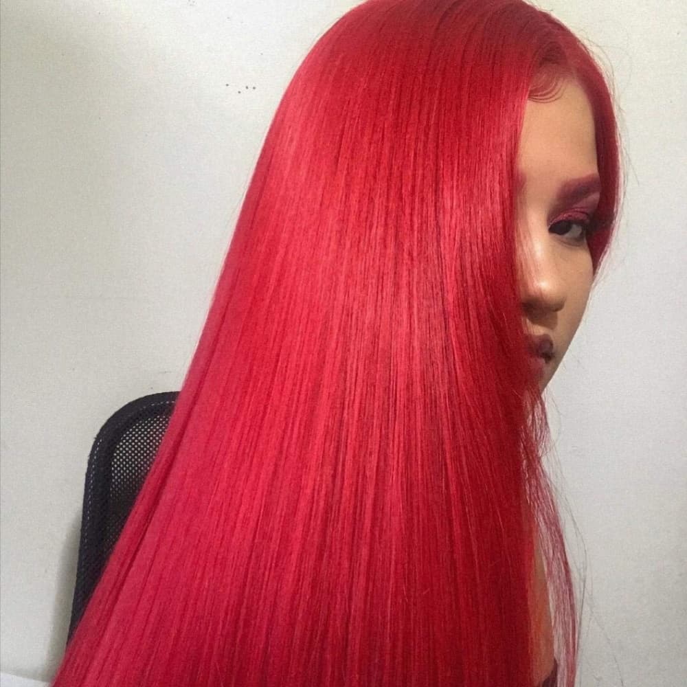 Red Beauty Lace Front Wig