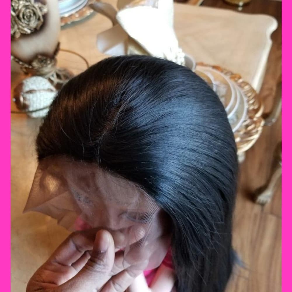 Yaki lace front wig!!