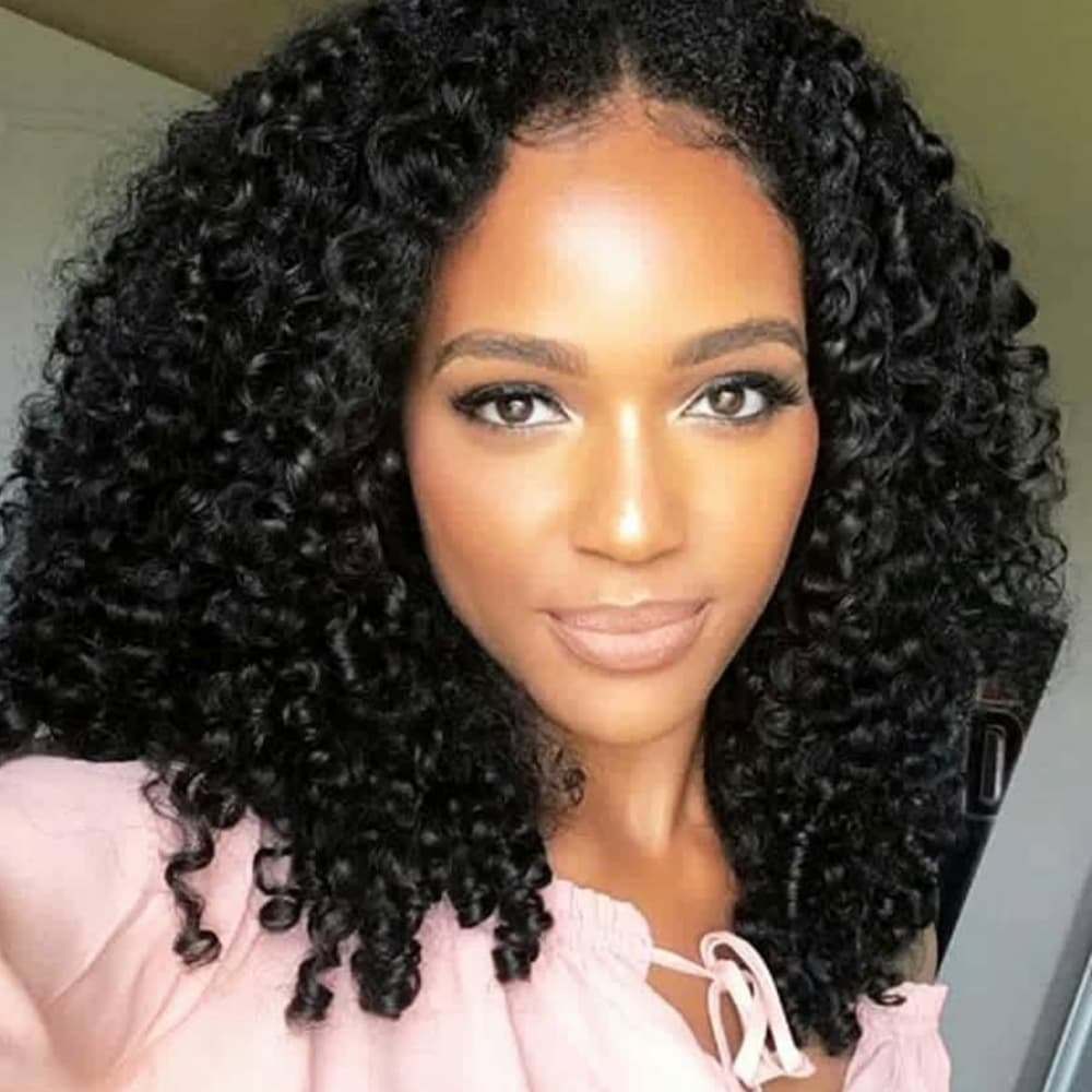 Malaysian Curly Beauty Lace Front Wig