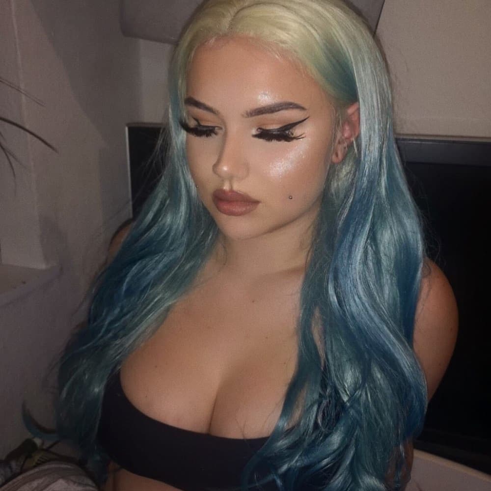 Blonde Blue Beauty Lace Front Wig