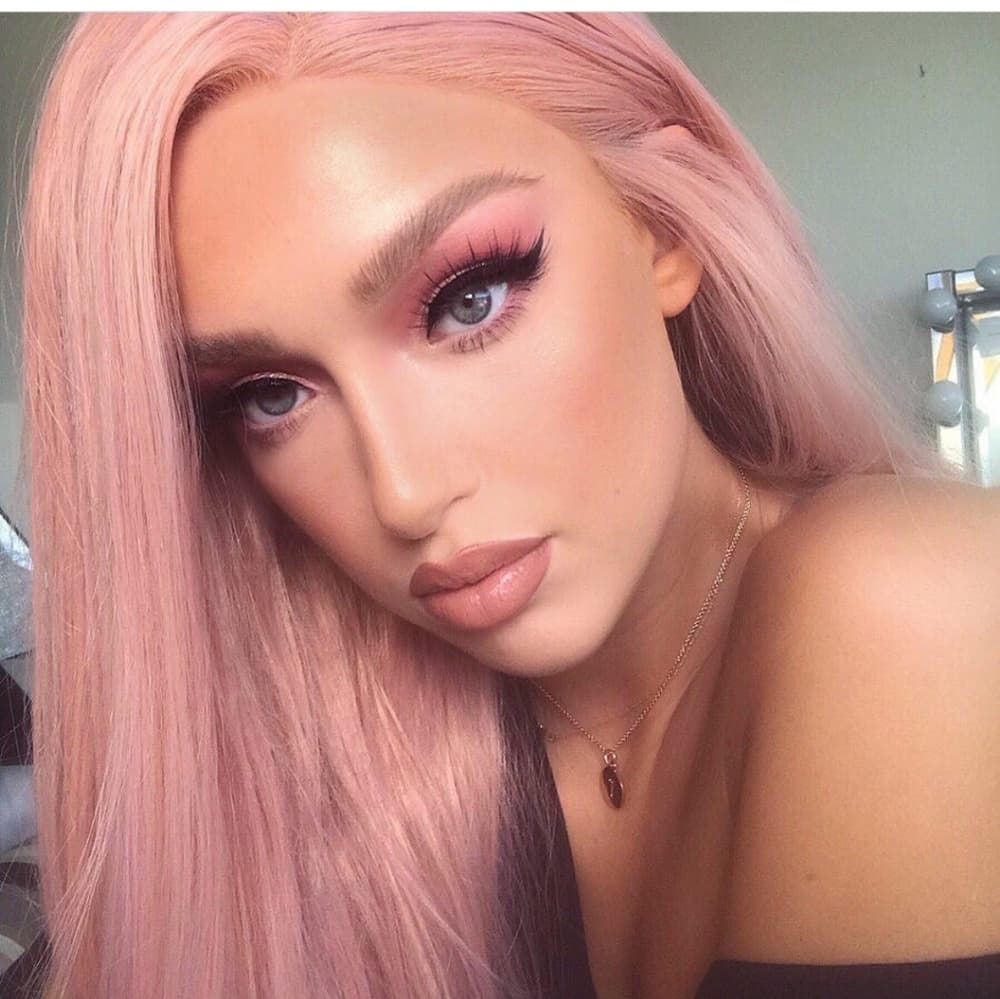 Pink Beauty Lace Front Wig