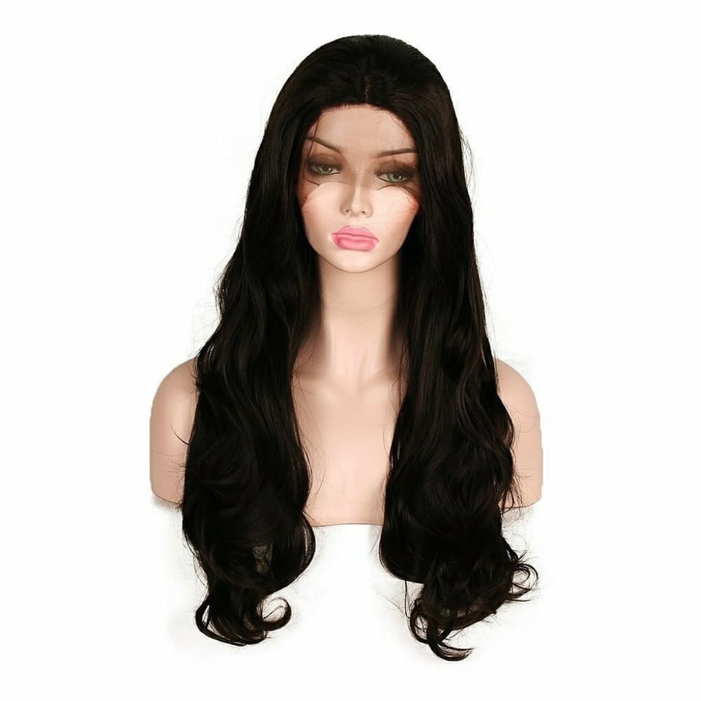 Dark Brown Wavy Beauty Lace Front Wig