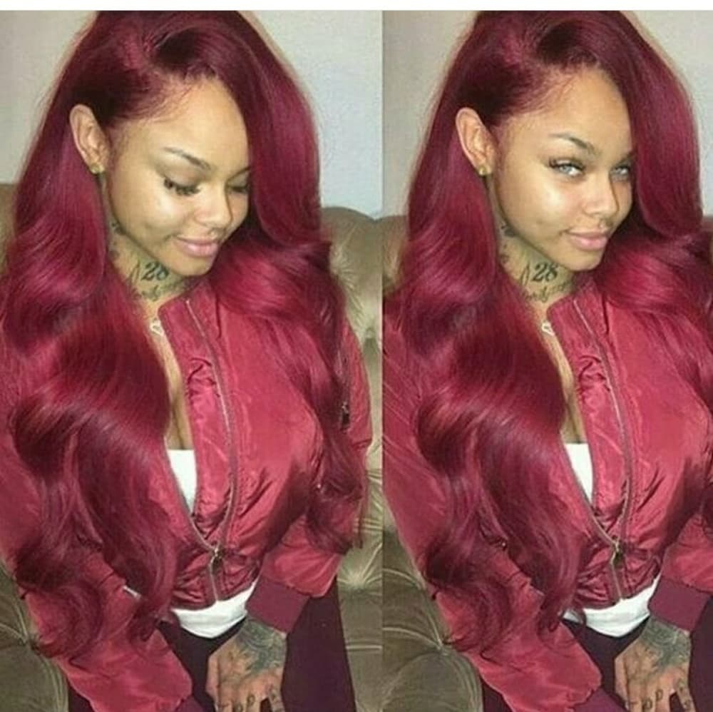 Red Beauty Custom Human Hair Wig