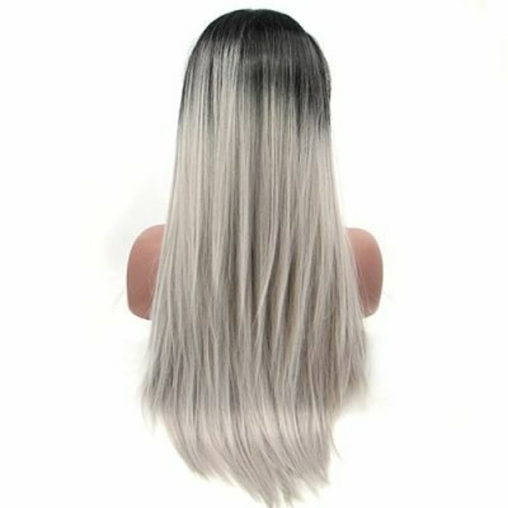 Black Gray Ombre LaceFront Wig 22-26 inches!!
