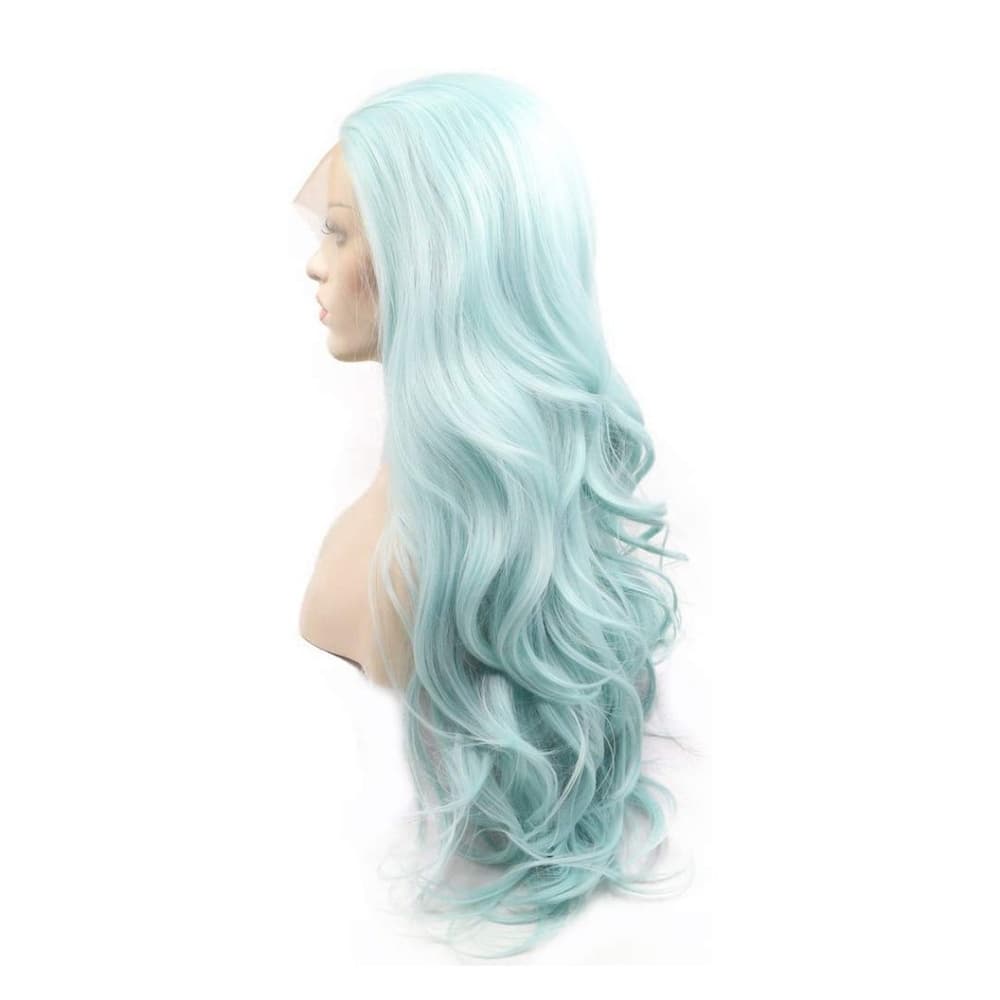 Blue Green Lace Front Wig 22-24 inches!!