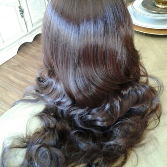 Beautiful Brown Wavy Wig