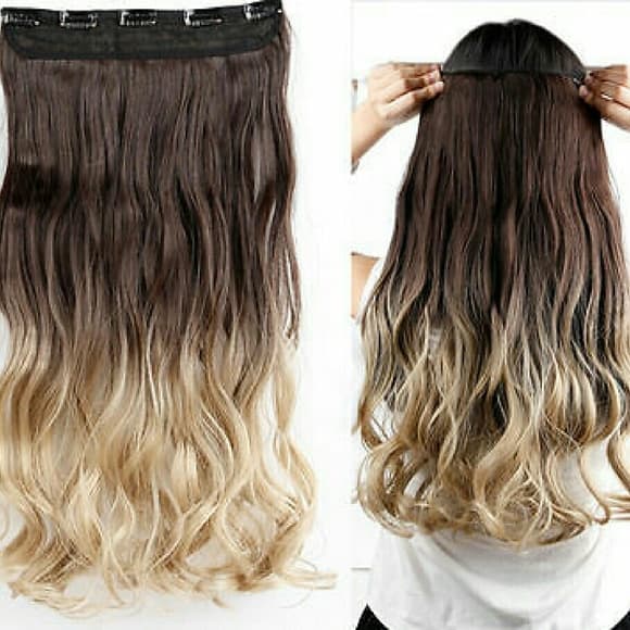 Full Head 3/4 Clip In Hair
