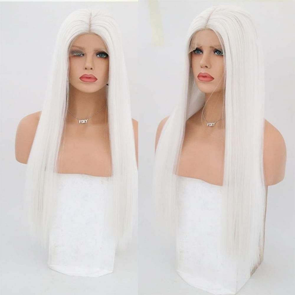 Pure White Beauty Lace Front Wig
