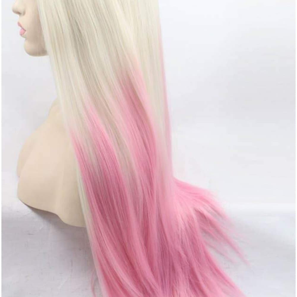 Blonde Pink Lace Front Wig 22-26 inches