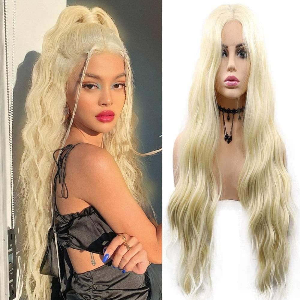 Blonde Wavy Lace Front Wig