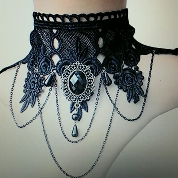 Beautiful Black Wedding Choker