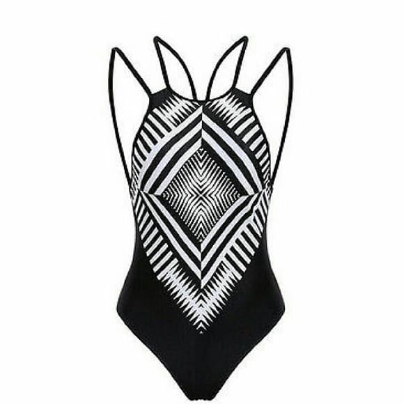 Black and White Sexy Tribal Bikini