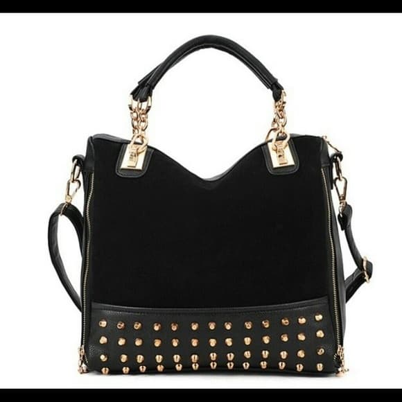 Beautiful Black Studded Purse