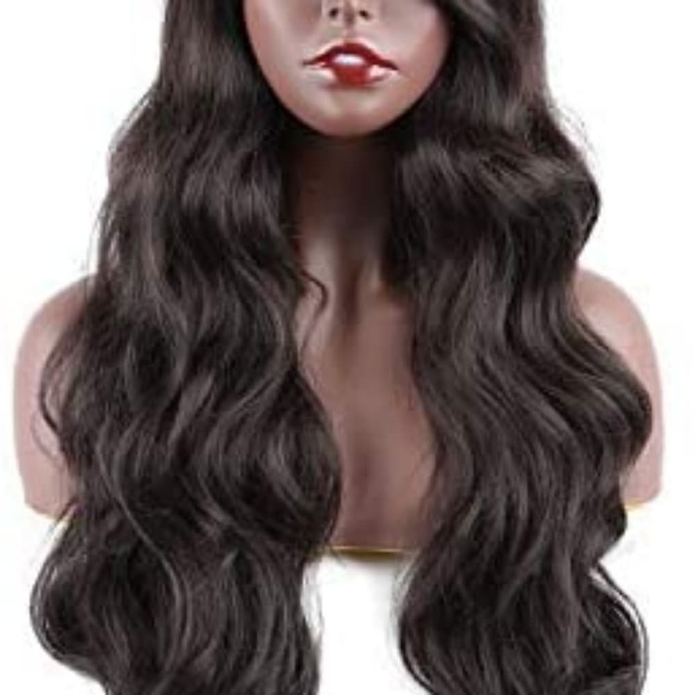 Brown Wavy Full Wig