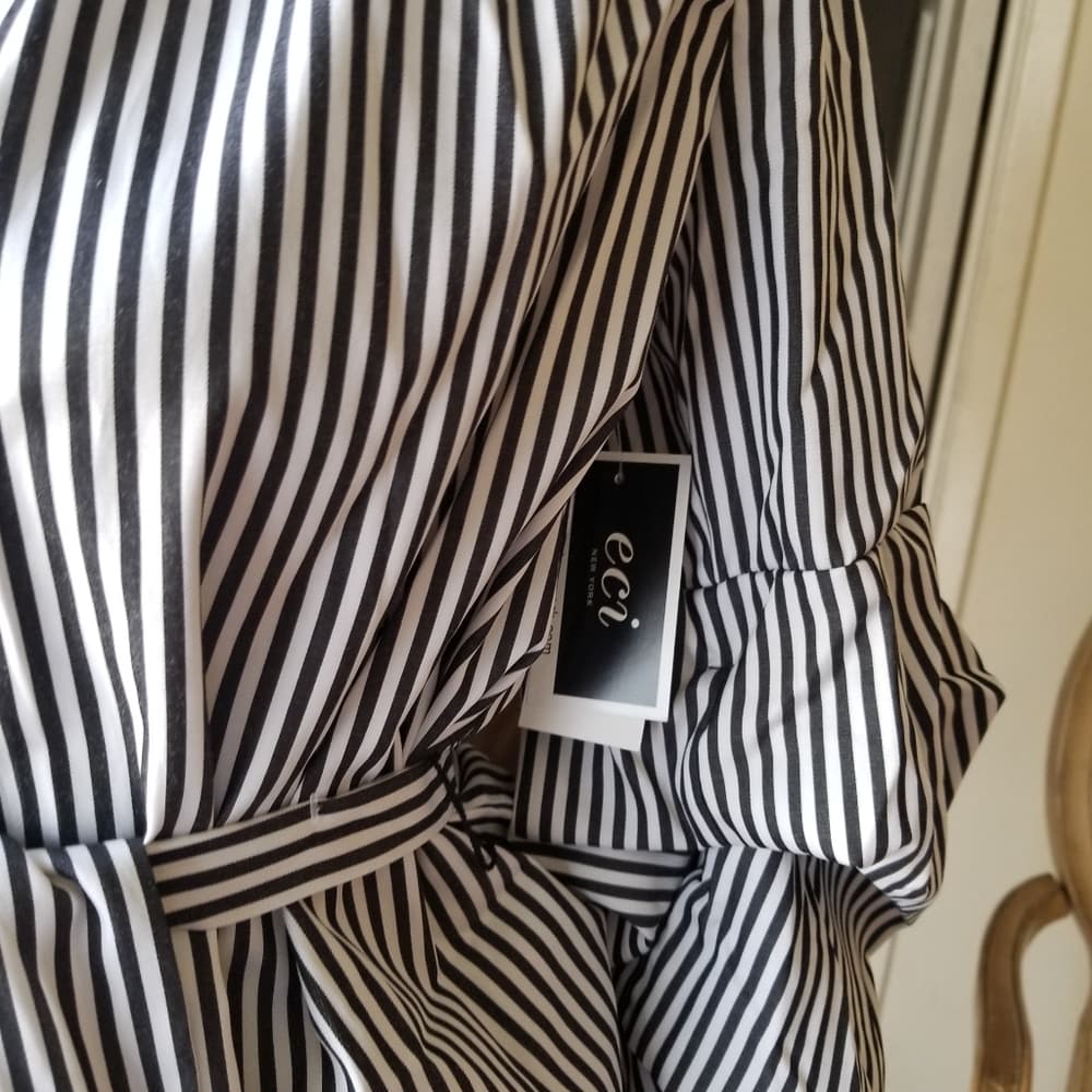 Beautiful Black and White striped Shirt