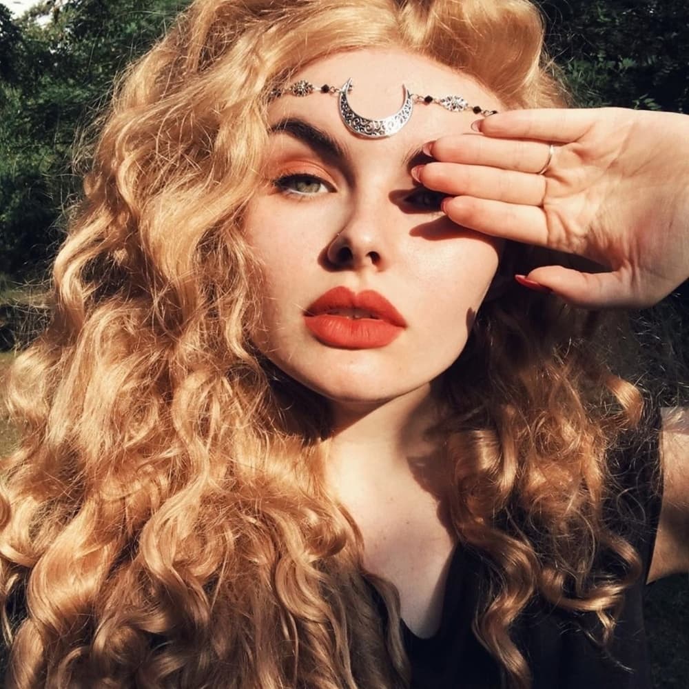 Auburn Blonde Mix Lace Front Wig