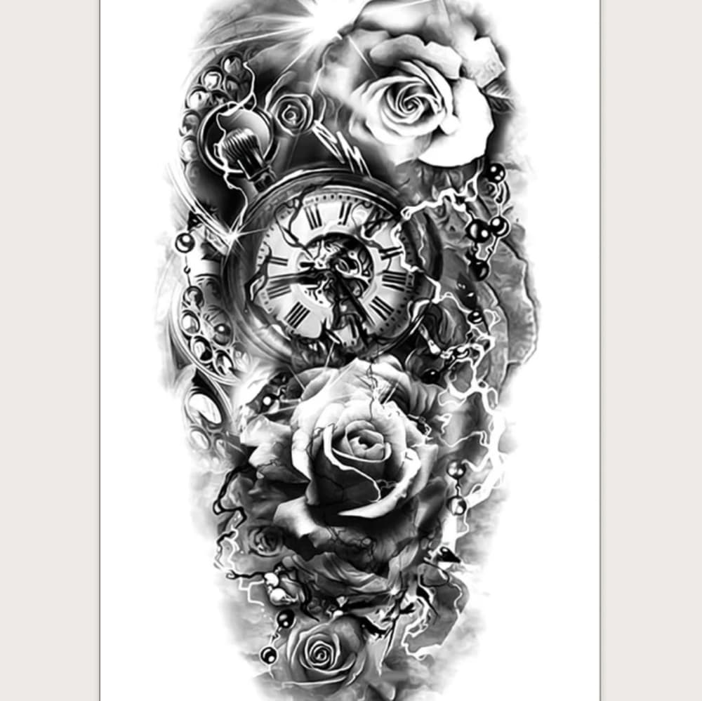 Sexy Women Body Art Temporary Tattoo