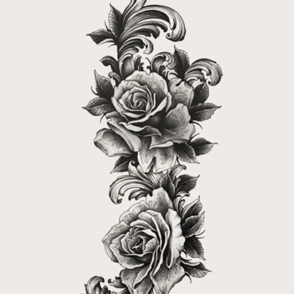 Sexy Women Body Art Temporary Tattoo
